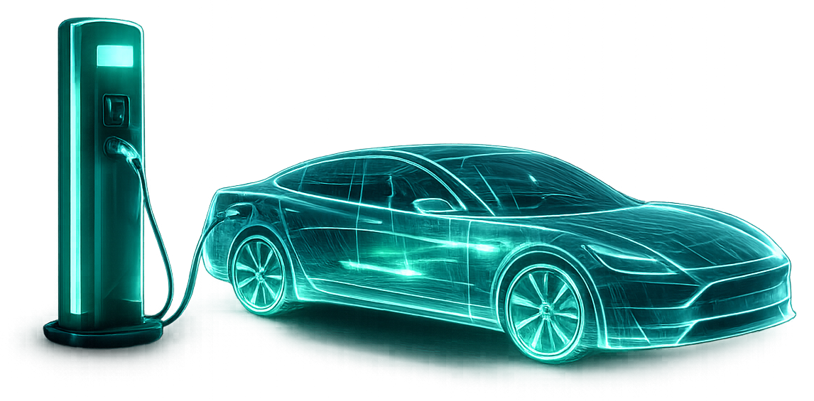 Holographic EV charging system